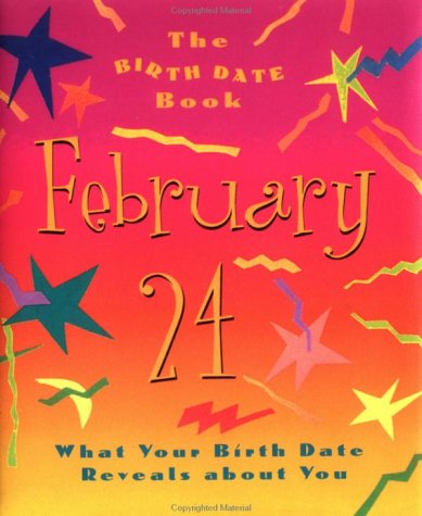 Book cover for The Birth Date Book February 24