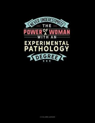 Book cover for Never Underestimate The Power Of A Woman With An Experimental Pathology Degree