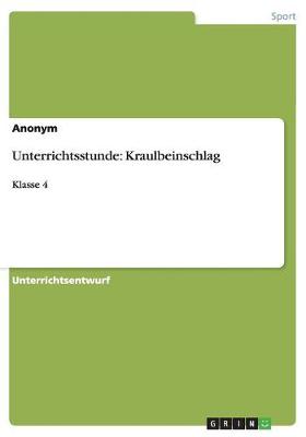 Book cover for Unterrichtsstunde