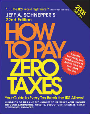 Book cover for How to Pay Zero Taxes, 2005