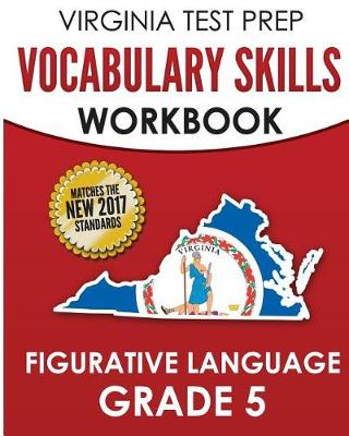 Book cover for Virginia Test Prep Vocabulary Skills Workbook Figurative Language Grade 5