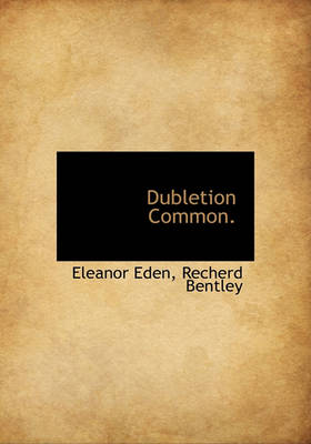 Book cover for Dubletion Common.