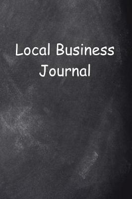 Book cover for Local Business Journal Chalkboard Design