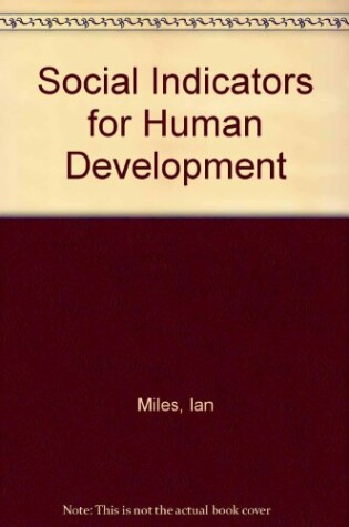 Cover of Social Indicators for Human Development