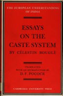 Book cover for Essays on the Caste System by Célestin Bouglé