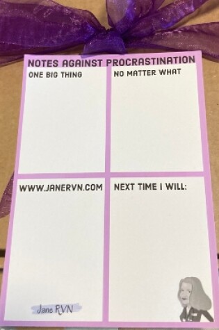 Cover of Notes Against Procrastination NOTEPAD
