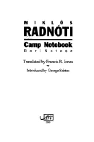 Cover of Camp Notebook