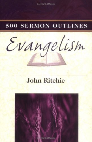 Book cover for 500 Sermon Outlines on Evangelism