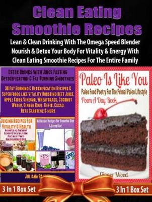Book cover for Clean Eating Smoothie Recipes: Lean & Clean Blender Recipes