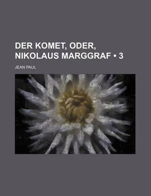 Book cover for Der Komet, Oder, Nikolaus Marggraf (3)