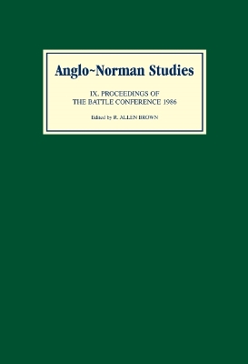 Book cover for Anglo-Norman Studies IX