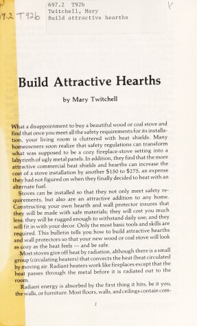 Book cover for Build Attractive Hearths