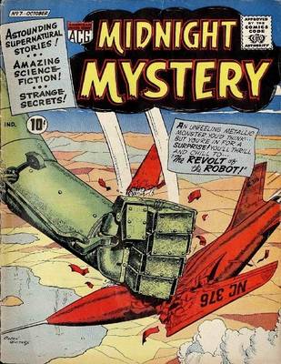 Book cover for Midnight Mystery Number 7 Horror Comic Book