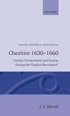 Cover of Cheshire 1630-1660