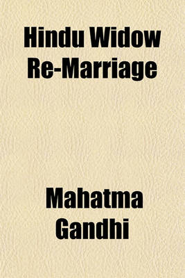 Book cover for Hindu Widow Re-Marriage