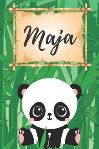 Cover of personalisiertes Notizbuch Panda / Malbuch / Kritzelbuch / Tagebuch / Journal / Notizheft / DIN A5 / Geschenke Maja