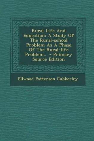 Cover of Rural Life and Education