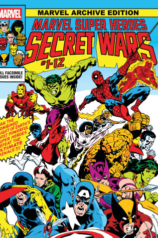 Cover of MARVEL ARCHIVE EDITION: MARVEL SUPER HEROES SECRET WARS GALLERY EDITION MIKE ZECK ORIGINAL FIRST ISSUE COVER