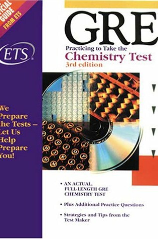 Cover of Gre: Chemistry Test 3rd