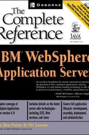 Cover of IBM(R) Websphere(R) Application Server: The Complete Reference