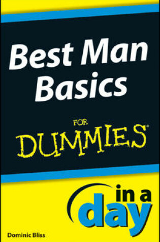 Cover of Best Man Basics in a Day For Dummies