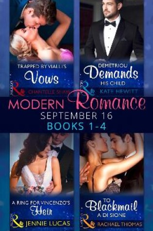 Cover of Modern Romance September 2016 Books 1-4