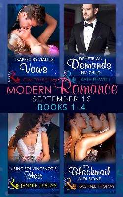 Book cover for Modern Romance September 2016 Books 1-4