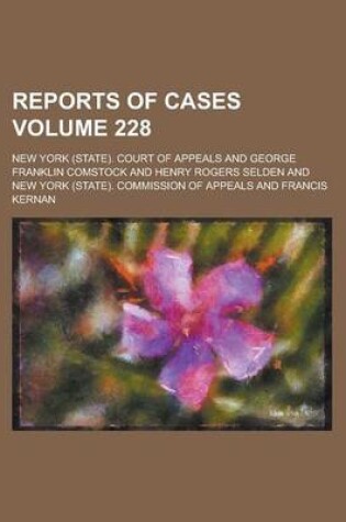 Cover of Reports of Cases Volume 228