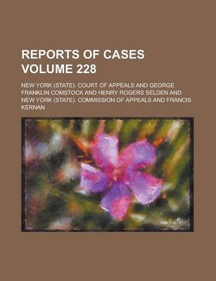 Book cover for Reports of Cases Volume 228