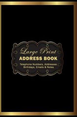 Cover of Large Print Address Book