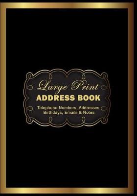 Book cover for Large Print Address Book