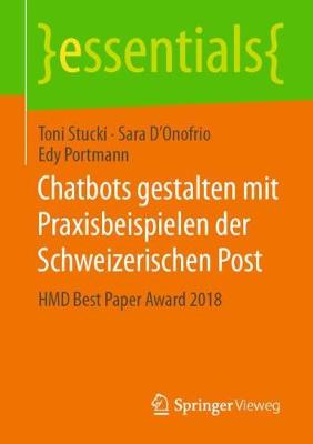 Book cover for Chatbots gestalten mit Praxisbeispielen der Schweizerischen Post