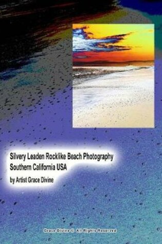 Cover of Silvery Leaden Rocklike Beach Photography Southern California USA by Artist Grace Divine