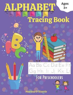 Book cover for Alphabet Tracing Book for Preschoolers