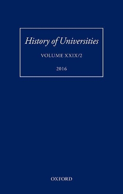 Cover of History of Universities