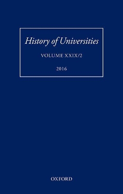 Book cover for History of Universities