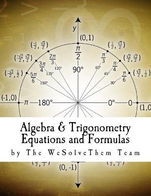 Book cover for Algebra & Trigonometry Equations and Formulas