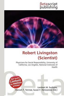 Cover of Robert Livingston (Scientist)