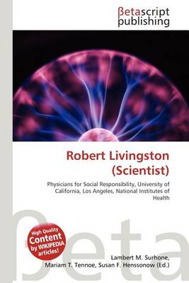 Book cover for Robert Livingston (Scientist)