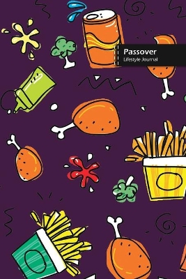 Book cover for Passover Lifestyle Journal, Blank Write-in Notebook, Dotted Lines, Wide Ruled, Size (A5) 6 x 9 In (Purple)