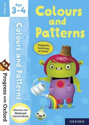 Book cover for Progress with Oxford: Colours and Patterns Age 3-4