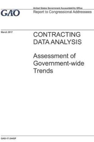 Cover of Contracting Data Analysis