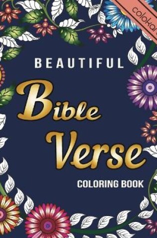 Cover of Beautiful Bible Verse Coloring Book