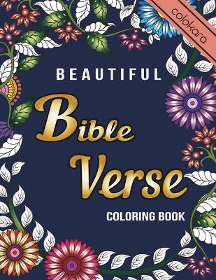 Book cover for Beautiful Bible Verse Coloring Book