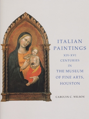 Book cover for Italian Paintings XIV-Xvi Centuries in the Museum of Fine Arts, Houston