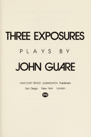 Cover of Three Exposures