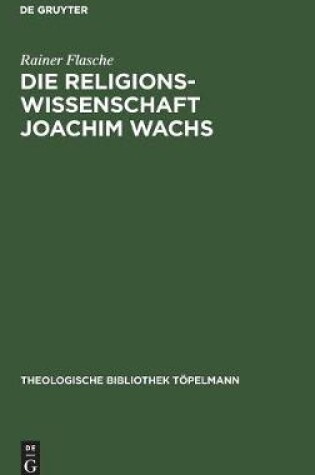 Cover of Die Religionswissenschaft Joachim Wachs