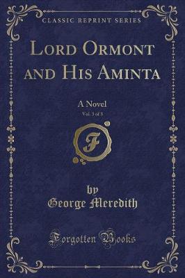 Book cover for Lord Ormont and His Aminta, Vol. 3 of 3