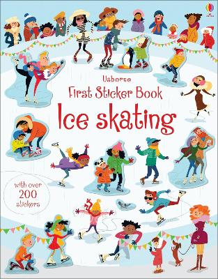 Book cover for First Sticker Book Ice Skating