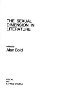 Cover of The Sexual Dimension in Literature